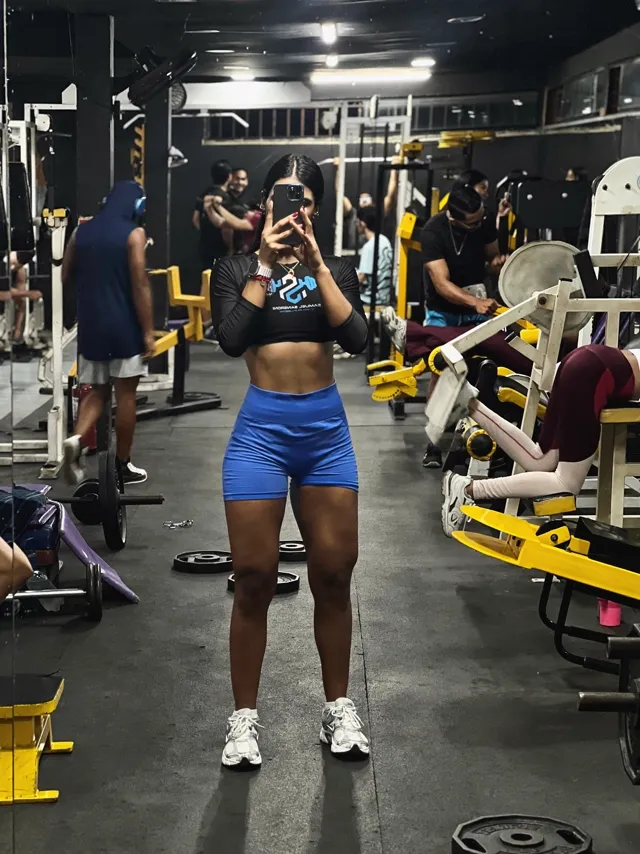 María Lizcano después de entrenar